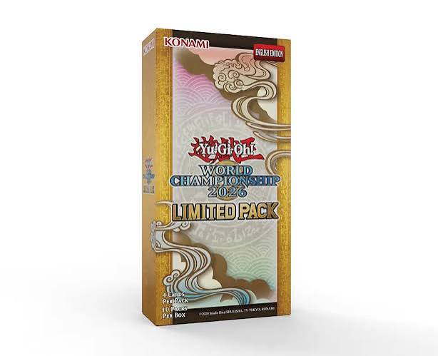 Yu-Gi-Oh Limited Pack World Championship 2026 Booster Display of 10 Packs, English