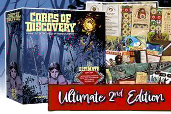Corps of Discovery Ultimate 2nd Edition, includes 4 Expansions, English Board Game