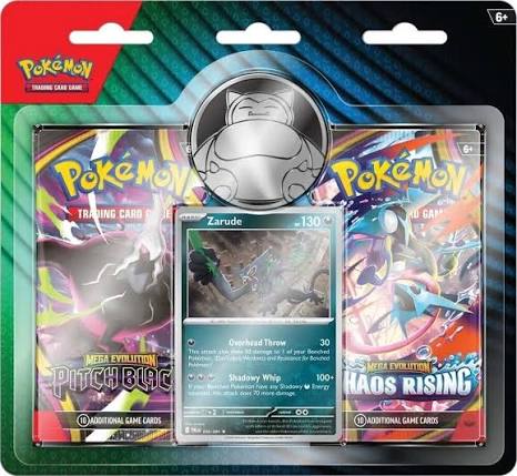 Pokemon Mega Evolution Pitch Black 2 Pack Blister Zarude, English Edition