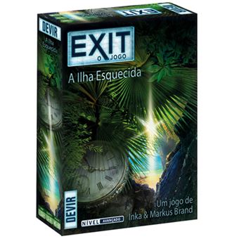Exit: A Ilha Esquecida Jogo de Tabuleiro em Português