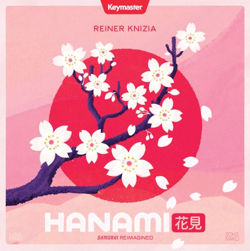 Hanami Board Game, Samurai Reimagined by Reiner Knizia, English Version