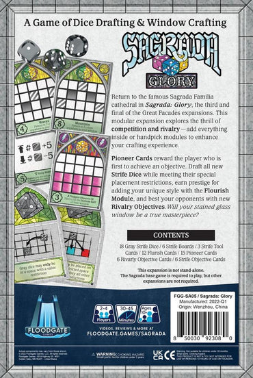 Sagrada: Glory Expansion, English Edition
