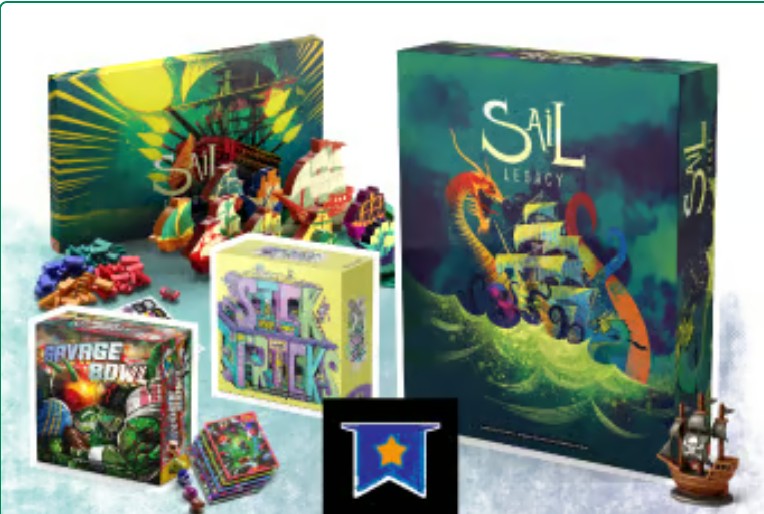 Sail Legacy Deluxe, Savage Bowl & Sick Tricks Kickstarter Bundle, English Edition