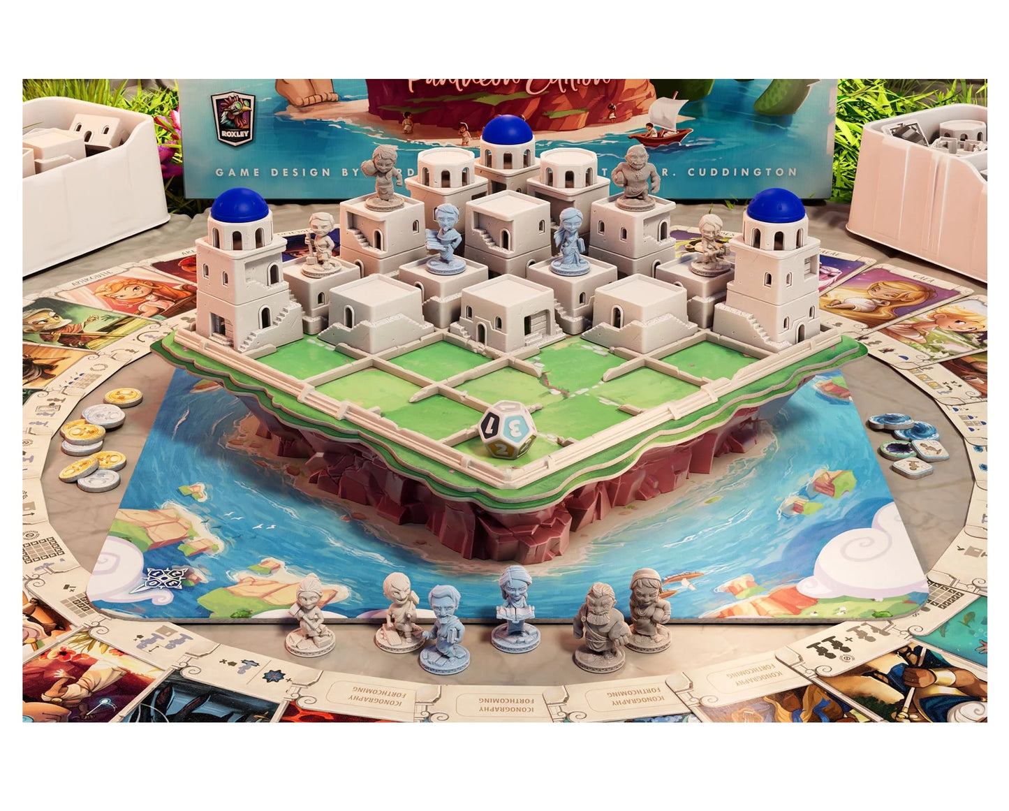 Santorini Pantheon, English Board Game