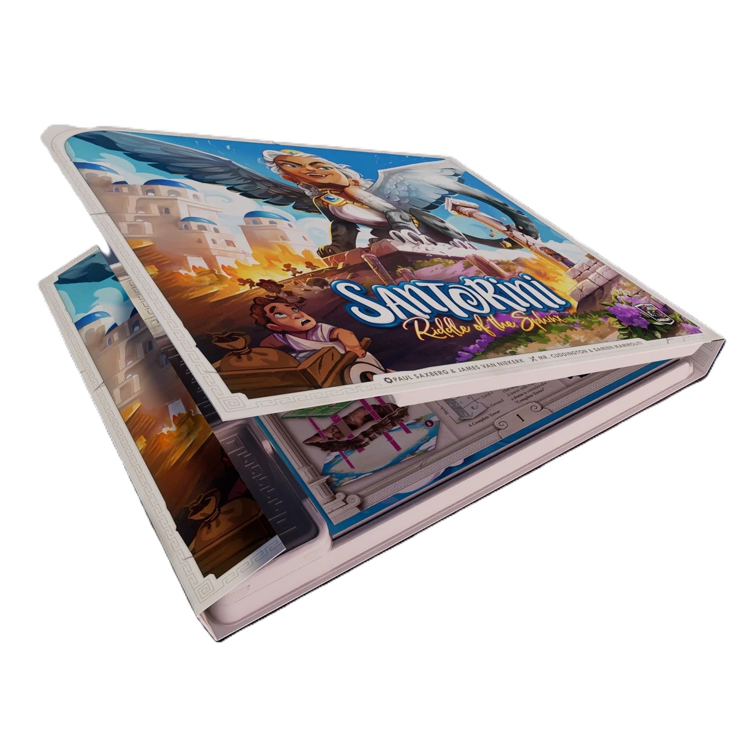 Santorini Riddle of the Sphinx Deluxe Board Game, English Edition