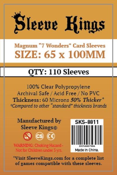 Sleeve Kings 60 Micron Card Sleeves, Pack of 110