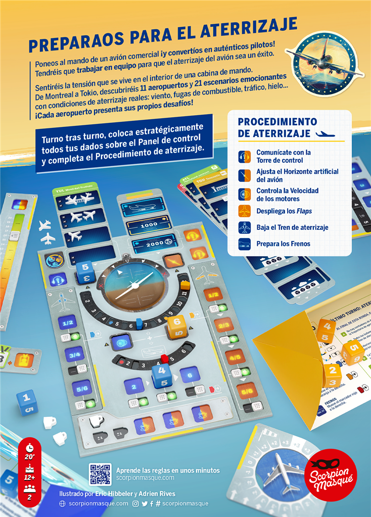 Sky Team, Español Juego de Mesa