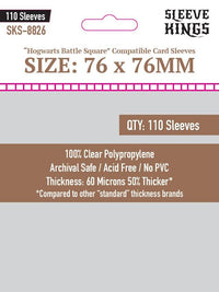 Sleeve King 60 Micron Card Sleeves, Pack of 110