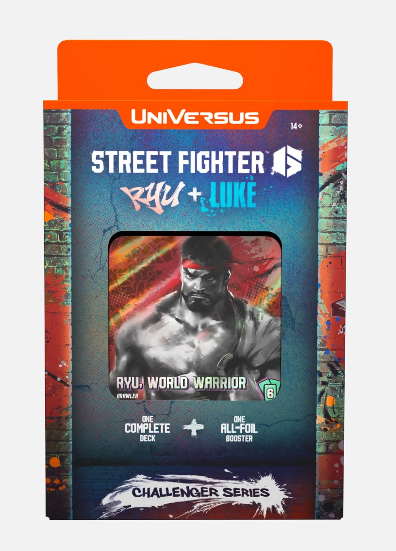 Universus CCG Street Fighter 6 Challenger Series: Ryu & Luke Card Deck, English Edition
