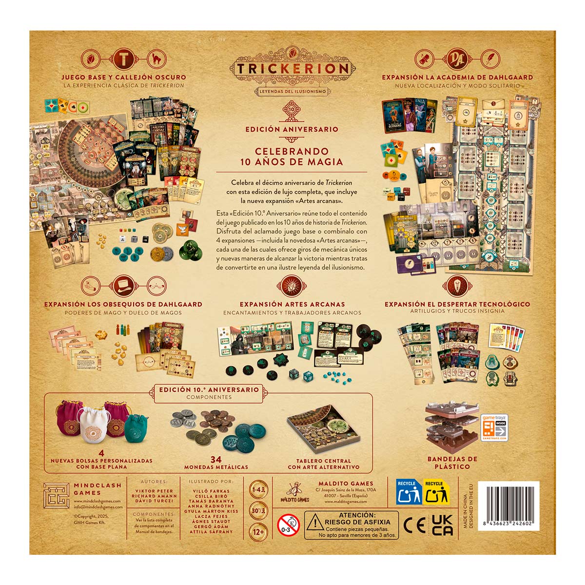 Trickerion: Leyendas del Ilusionismo - Edición 10. aniversario, español