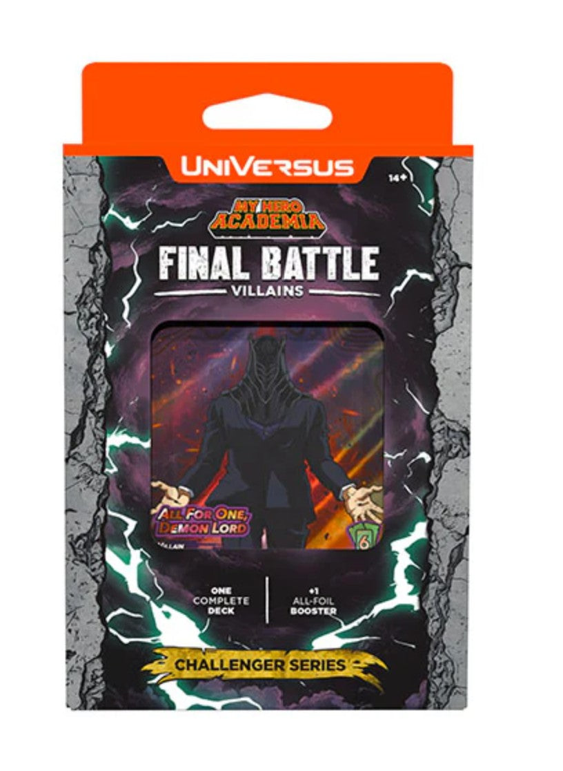 Universus My Hero Academia Final Battle Villains Challenger Series Deck, English Edition