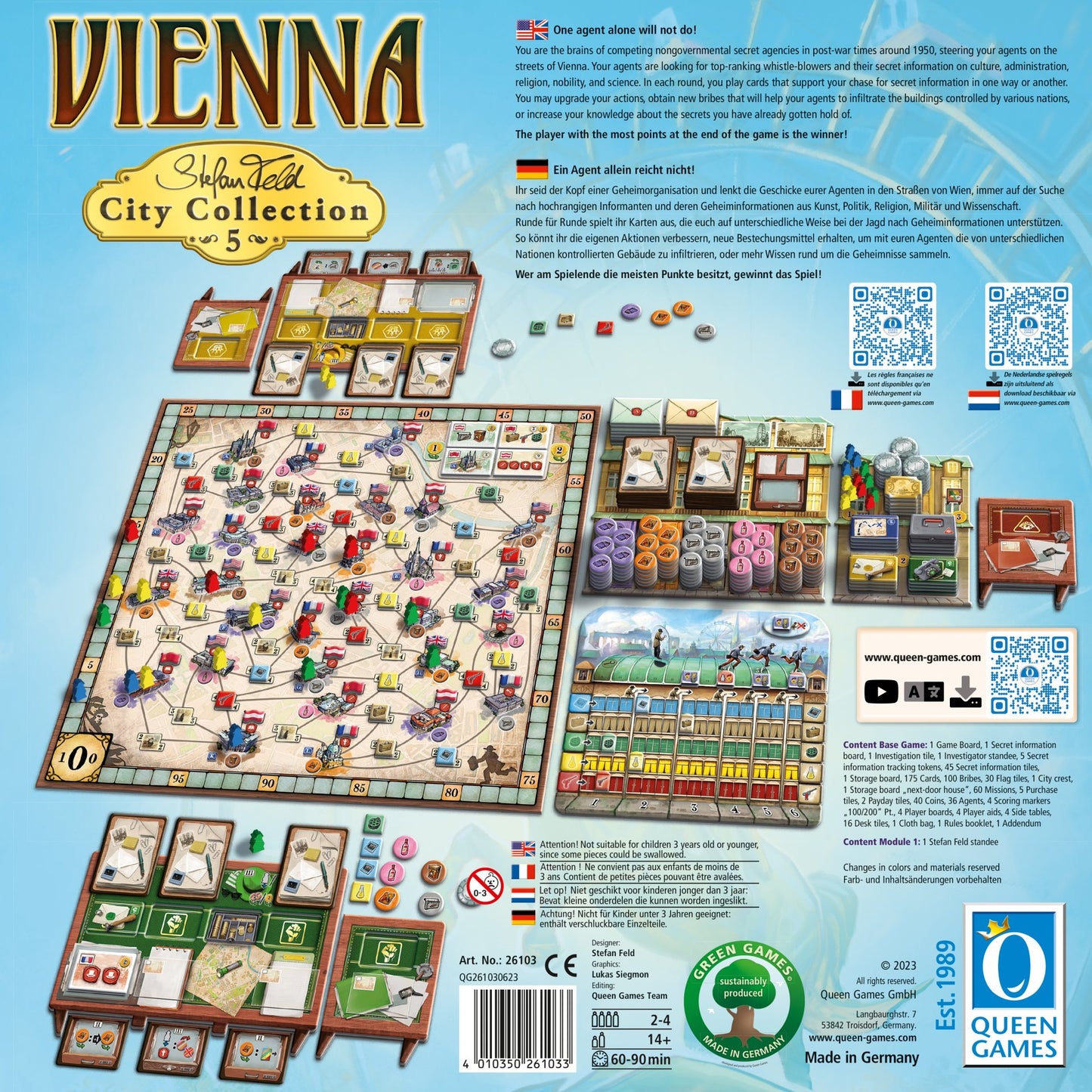 Vienna Classic City Collection by Stefan Feld, English Edition