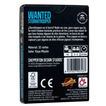 Wanted Stormtrooper, Juego de Mesa, Edición en Español