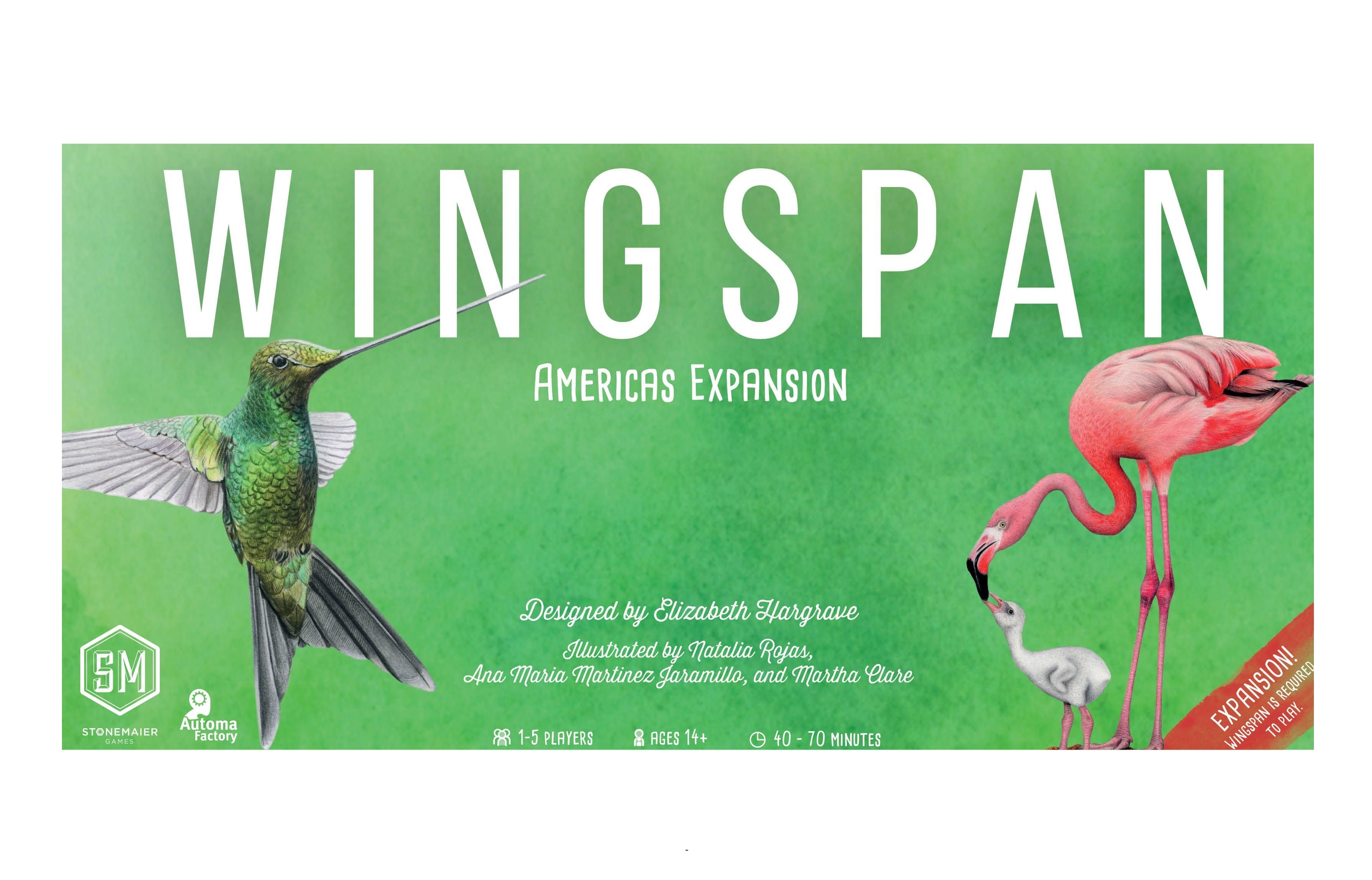Wingspan: Americas Expansion, English Edition