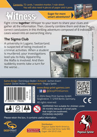Witness – The Sigma Club (EN)